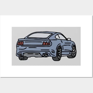 muscle car Posters and Art